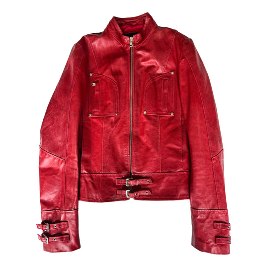 Red Biker Jacket