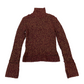 Burgundy Knitted Turtleneck