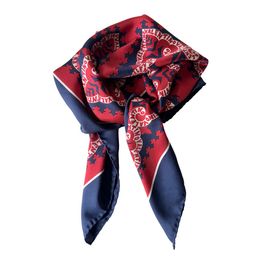S/S 19 Bandana Print Silk Scarf