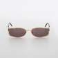 Gold Metallic "CC" Logo Sunglasses