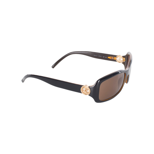 Brown/Gold Rectangle Sunglasses