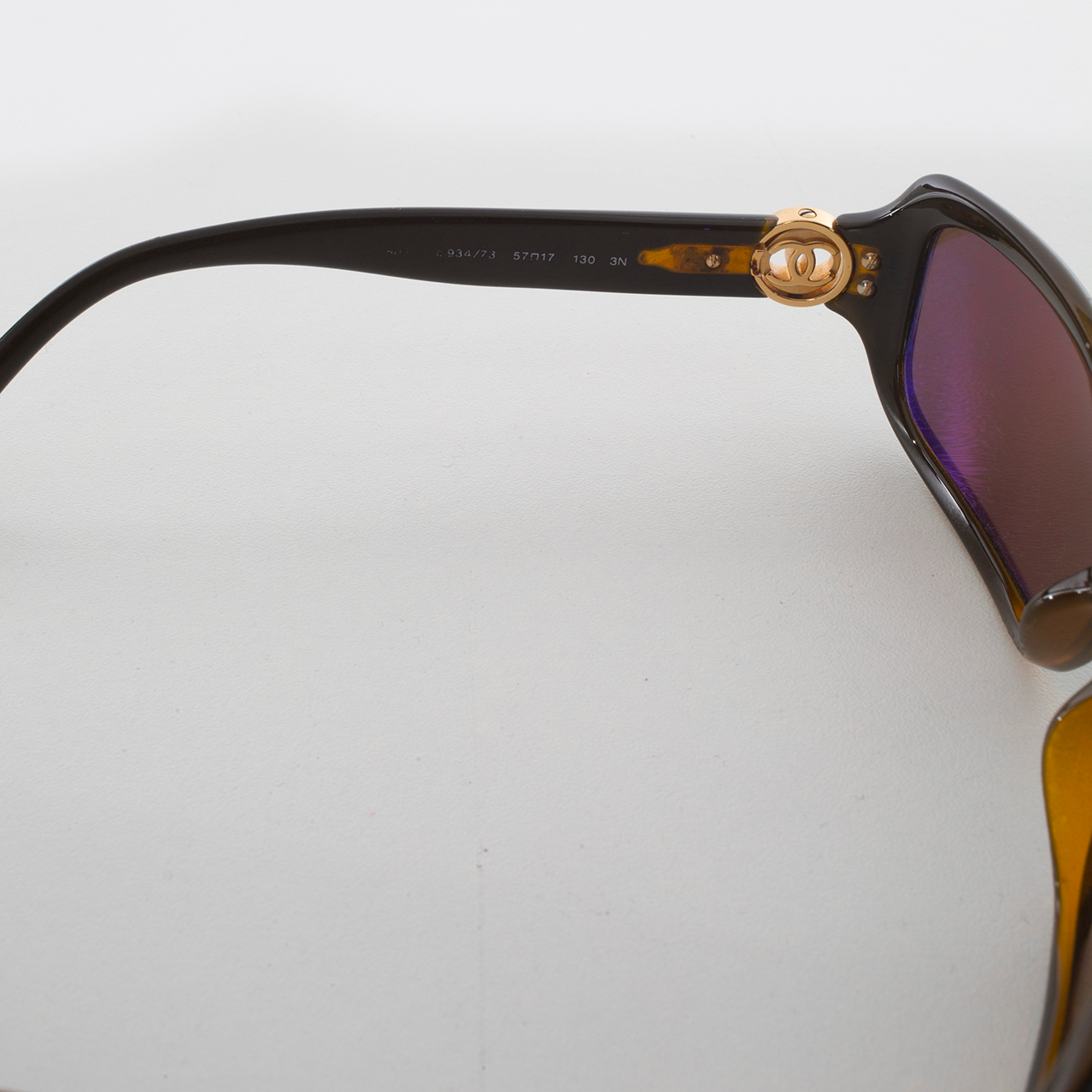 Brown/Gold Rectangle Sunglasses