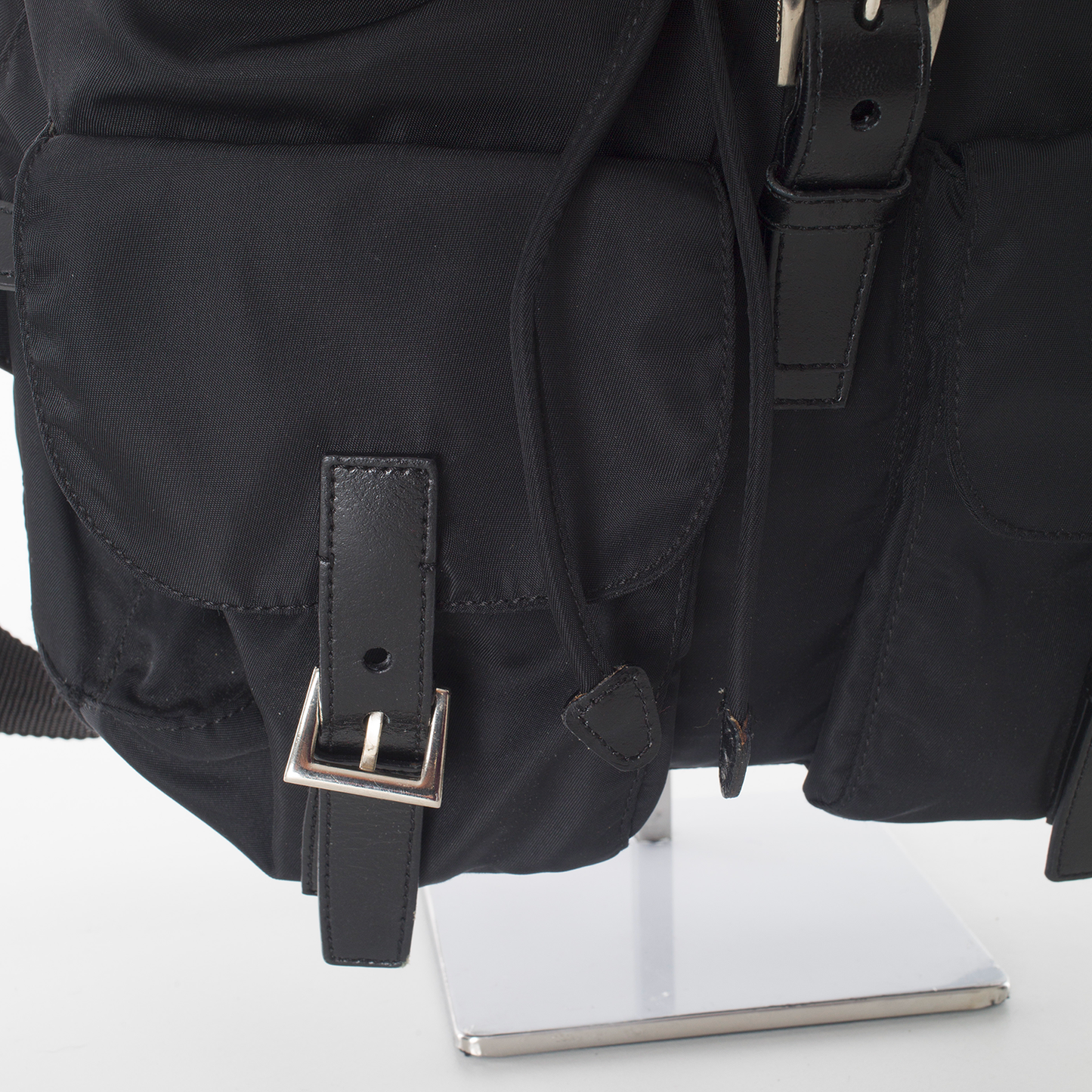 Black Nylon Classic Backpack