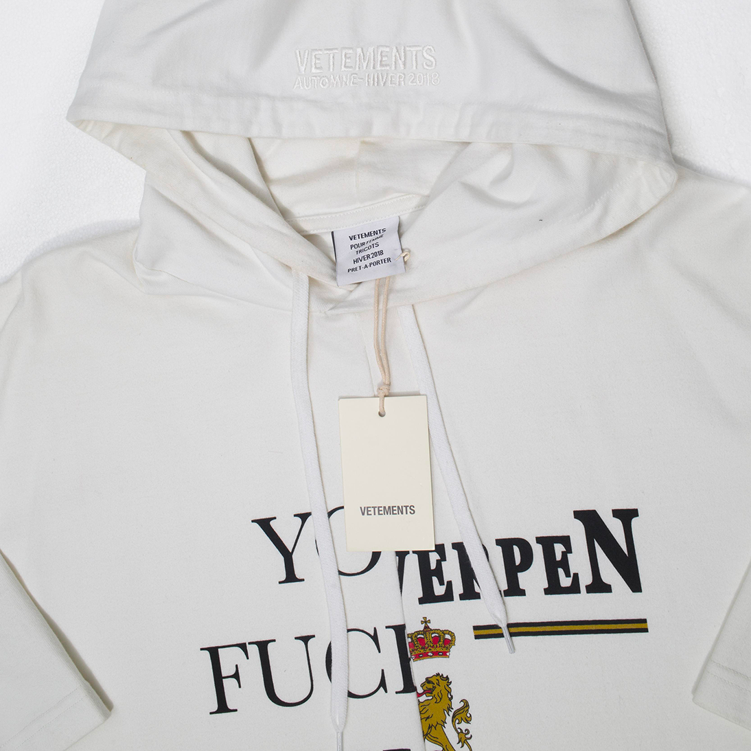 vetements automne hiver 2018 hoodie